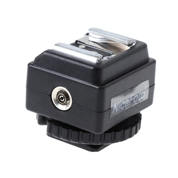 C-N2 Адаптер за Преобразуване на Гореща Башмака PC Sync Port Kit За Светкавица Nikon в Камерата Canon Y98A