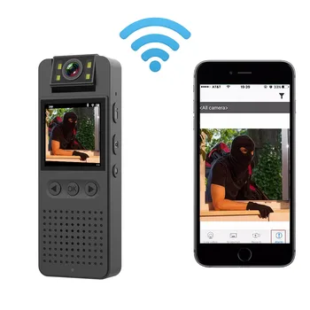 JOZUZE WD1 Wifi Мини-Камера 1080P Преносим Цифров Видеорекордер Weared Police Small Body Cam Night Vision DVR Миниатюрна Камера