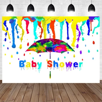 На фона на графити, в стила на детската душа, плакат, картина с чадър, на Фона на фотосесии на Новородени Момчета и момичета, Фотография фотосесия