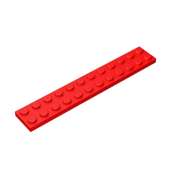 Развитие на монтаж Gobricks Plate 2 x 12 съвместими с lego 2445 детски играчки building block Particles Plate
