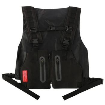 Нова нощен дрехи, отразяваща мъжки тактически ловна жилетка CS, защитен модулна жилетка за безопасност за спорт на открито, конна езда