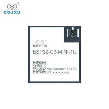 ESP32 2,4 G Wifi Безжичен модул COJXU ESP32-c3-mini-1U 20dBm IEEE802.11b/g/n UART I/O Модул на потреблението на енергия антена IPEX3