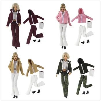 1 Комплект дрехи за кукли, ежедневни дрехи за кукли с дължина 30 см., разнообразие от стилни подаръци за аксесоари за кукли MARINA