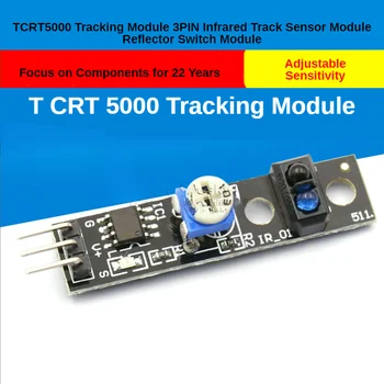 Модул за проследяване на TCRT5000 3PIN инфрачервен сензор на пистата модул ключ с рефлектор
