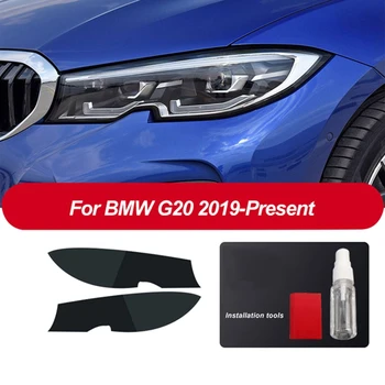 Защитно фолио от TPU за покриване на Предната част на фаровете на Автомобила-BMW 3 Серия G20 G21 2019 2020 2021