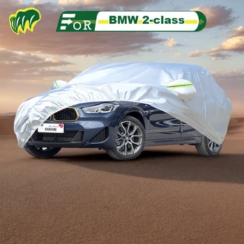 За BMW 2-class X2 Хетчбек Automobile калъф Водоустойчив външен калъф Защита от слънце и дъжд с катинар и врата с цип