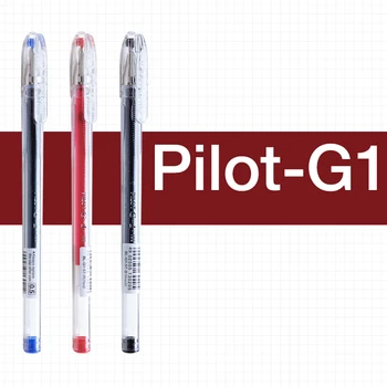 6шт Pilot Гел Писалка BL-G1-5T Студентски Офис Дръжка Голям Капацитет, Предназначена за Изпита, 0,5 Мм Химикалка За Подпис Черен, Син, Червен цвят