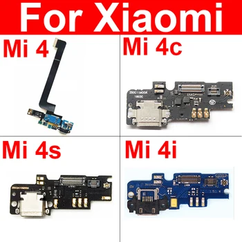 Такса за свързване на зарядното устройство и USB за Xiaomi Mi 4 4c 4и 4S Конектор за зарядното на пристанището Гъвкав лентов кабел, Резервни части