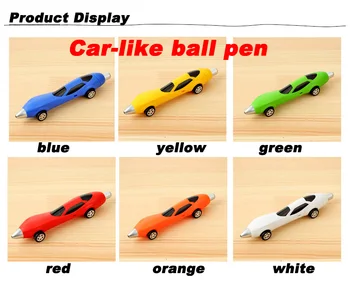 1 Дръжка/лот, 6-цветна играчка писалка и химикалка дръжка под формата на пишеща машина с синьо мастило, YZB00001KT