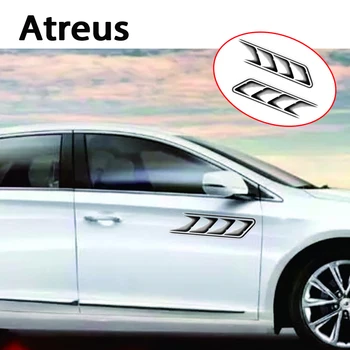 Atreus 2 елемента Оформление на Автомобила 3D Изпускателни Отвори Декоративни Стикери За Mercedes Benz W203 W204 W212 W211 Amg Citroen C4 C3 C5 Volvo