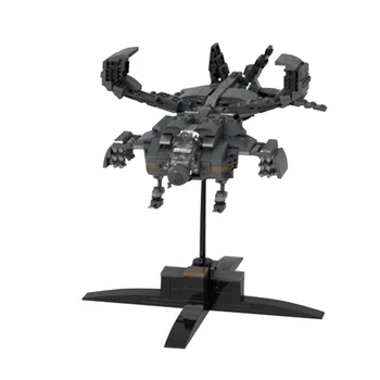 Серия Gobricks MOC Micro Aliensed PART I UD-4L Dropship Летящ Тип Градивен елемент на Космически Кораби, Образователни Играчки, подаръци За Деца