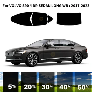 Предварително Обработена нанокерамика car UV Window Tint Kit Автомобили Прозорец Филм За VOLVO S90 4 DR СЕДАН LONG WB 2017-2023