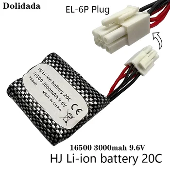 Batterie au Lithium S911 S912, 16500 V, 9.6 mAh, pour voiture де RC, grande vitesse, 3000, 9115, 9116