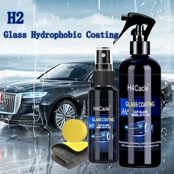 H2 Непромокаемое препарат за автомобилни стъкла, покритие на огледалото за обратно виждане, водоотблъскваща защитно фолио, спрей против замъгляване
