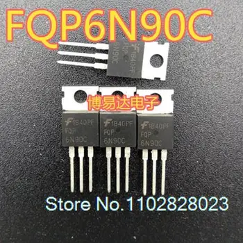 (20 бр./ЛОТ) FQP6N90C FQPF6N90 6N90 TO-220 MOS Оригинал, в зависимост от наличността. Чип за захранване