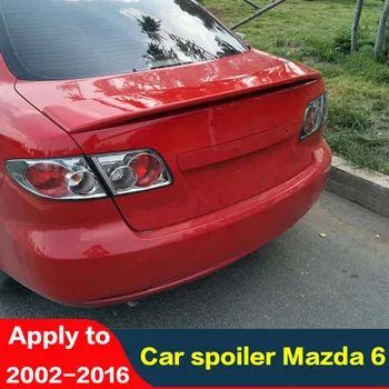 CEYUSOT За Спойлерного КРИЛО на Колата СТАРАТА Mazda 6 2002-2016 на Задния Кант на Багажника Крило на Опашката Лъскаво Черно, Аксесоари За Ремонт на Спортни Обвеса Mazda6