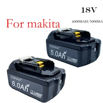 BL1860 Акумулаторна Литиево-йонна батерия 18 V 6000 mAh за Makita 18v Батерия BL1840 BL1850 BL1830 BL1860B LXT 400