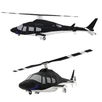 Хеликоптер, летателни апарати, направи си сам, 3D Хартиена картичка, Строителни комплекти, Строителни Играчки, Образователни играчки, Военен модел