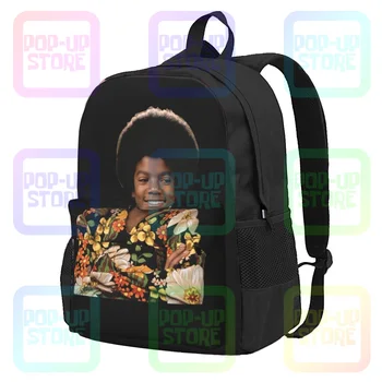 Маркова детска чанта за съхранение на Young Michael Jackson 1970-те години Mj Jackson Five Era принтом под формата на раница с голям капацитет