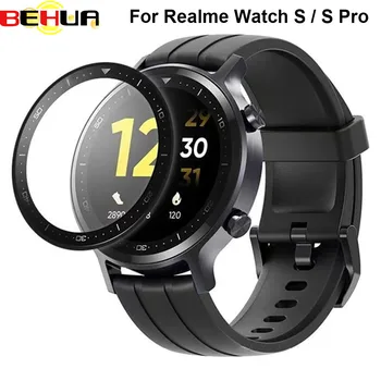 Защитно фолио BEHUA Guard, за смарт часа Realme Watch, за Realme S Pro с 3D извит ръб, Защитно покритие за екрана, Аксесоари