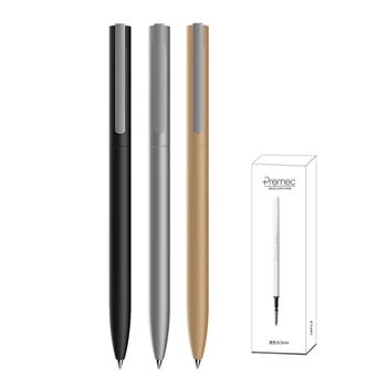 Метална Гел писалка 0,5 ММ Premec Swiss Зареждане Въртящи се дръжки за подпис Бизнес клас, Лукс Офис-канцеларски материали, Ученически пособия
