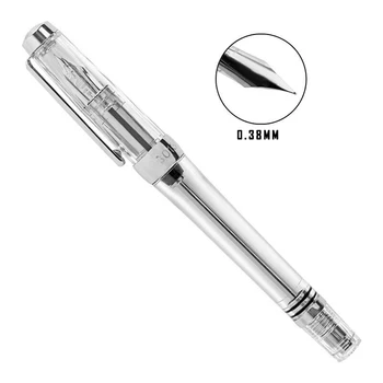Бистра поршневая писалка с прозрачни мастило EF F Съвет Extra Fine за писане с голям капацитет EIG88