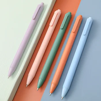 5шт гел химикалки Моранди Студентски обикновена минималистичные химикалки за подписване Творчески офис-канцеларски материали дръжката на водна основа cose per la scuola