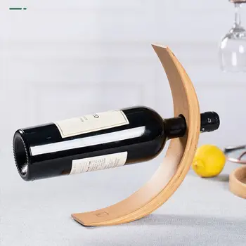 Дървени Рафтове за червено Вино Creative Balance Просто Витрина на Селски Клуб Поставка за бутилки Вино, Държач за съхранение на Шампанско