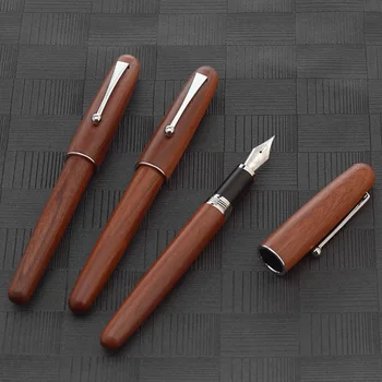Висококачествена дървена писалка с топчета 0,7 мм, офис ученически мастило химикалки, дървена дръжка FPA707, канцеларски материали, изискани подаръчни дръжки за бизнес