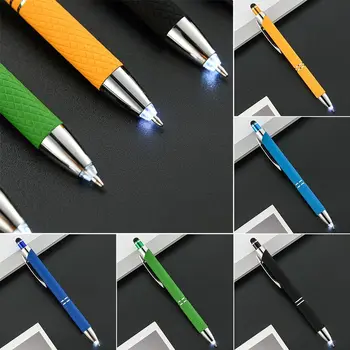 Строителни инструменти 3 в 1 от 2 теми с led подсветка, емкостная дръжка, богат на функции писалка, химикалка химикалка, уличен инструмент