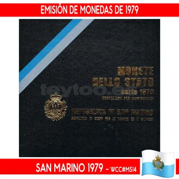 J0035 # Сан Марино 1979. Годишния брой на монети (BU) ССЦ # MS14
