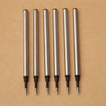 3 Бр висококачествени химикалки за пълнене на писалка, за да перекатывания химикалки и за зареждане на училищните канцеларски материали Удобна за носене дръжка
