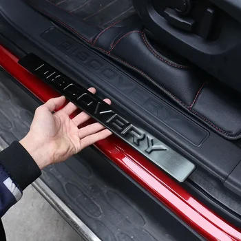 За Land Rover Discovery Sport 2015-2021 Тампон на прага на автомобила от неръждаема стомана, тампон на накладку, стикери, аксесоари за автомобили