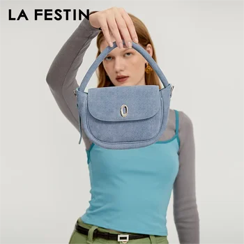 Оригиналната марка дамски чанта LA FESTIN 2023, Нова чанта през рамо, луксозни дизайнерски чанти, дамски чанта, пътна седельная чанта