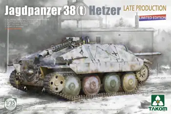 TAKOM 2172X Jagdpanzer 38 (t) Hetzer в мащаб 1/35 последното издание без кабина, комплект за модели ограничена серия