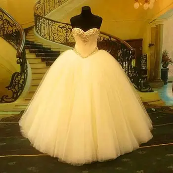 Модерни сватбени рокли големи размери, придворен струята, расшитое кристали Африкански градинско рокля на булката, сшитое по поръчка
