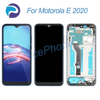 за Motorola E (2020 Г.) LCD екран + сензорен дисплей, дигитайзер, 1520 * 720 XT2052DL E (2020 Г.) LCD дисплей