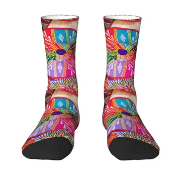 Стръмни чорапи с етиопски плочи, мъжки дамски топли чорапи за футбол с 3D принтом Sefed, спортни чорапи