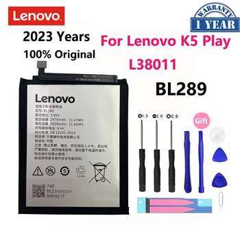 100% Оригинална батерия BL289 капацитет 3030 ма за Lenovo K5 Play L38011, сменяеми батерии за мобилен телефон Bateria