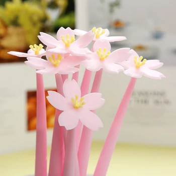 0,5 мм Творчески цветя, гел писалка, студентски подпис, творчески канцеларски материали, ученически пособия