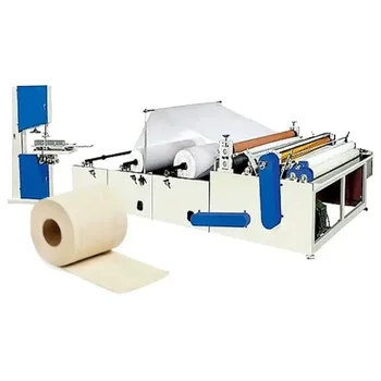 Автоматична машина за пренавиване на ролки от тоалетна хартия YG, Мултифункционална линия за производство на салфетки за баня