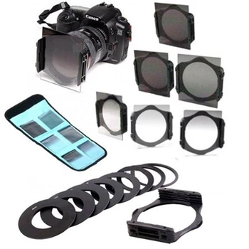 Набор от филтри за обектив на цифров фотоапарат 17 в 1 с постепенна промяна на цвета на Cokin серия P