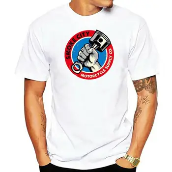 Camiseta informal de manga corta ал hombre, camisa против estampado 3D de símbolo de motocicleta mecánica, T258Xw, algodón, TEE