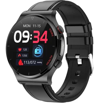 Температурное Носимое устройство reloj intelligent Fitness Smartwatch Мъжки спортни смарт часовници E300