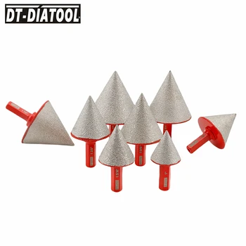 DT-DIATOOL Диамантени фрезери с фаской, тренировки за пръстите, 1 или 2 или 3шт, Околовръстен трион с диаметър 20 мм, резба с размер на отворите