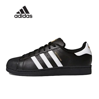Adidas Superstar Classic, черно, бяло, ежедневни обувки за скейтборд, дамски, мъжки спортни маратонки на открито