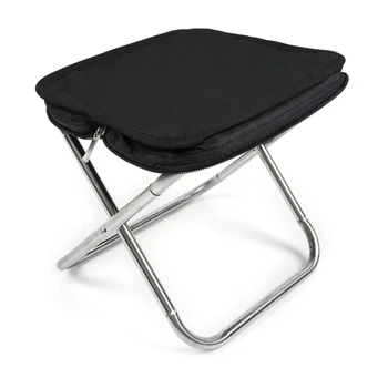 Столче за къмпинг, портативен сгъваем стол за озеленяване на открито и на плаж