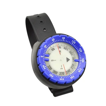 Цифров часовник с светящимся баланс за подводно плуване на 50-метров компас за гмуркане, Професионален водоустойчив навигатор за гмуркане