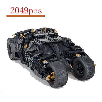 Нови 2049 БР съвместими с 76240 модели бэтмобилей, градивни елементи за кола, играчки за превозни средства, строителни тухли, подаръци