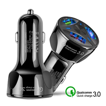 Qc3.0 Зарядно Устройство За Мобилен телефон с три USB конектори за BMW R50 R52 R23 R55 R56 R57 R58 R59 R60 R61 F80 M3